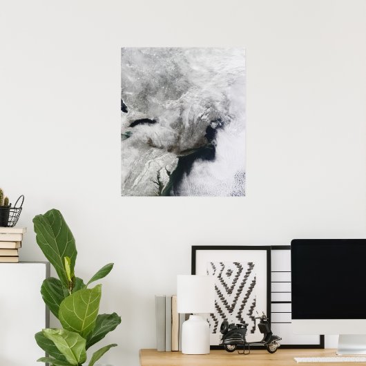 Een streng storm poster (Thuiskantoor)