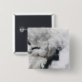 Een streng storm vierkante button 5,1 cm (Voorkant /achterkant)