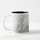 Een strenge winter storm 2 tweekleurige koffiemok (Links)