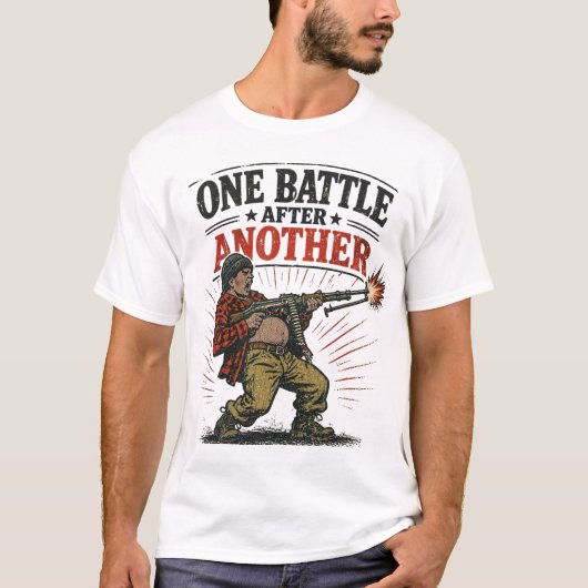 Eén strijd na de ander t-shirt (Voorkant)