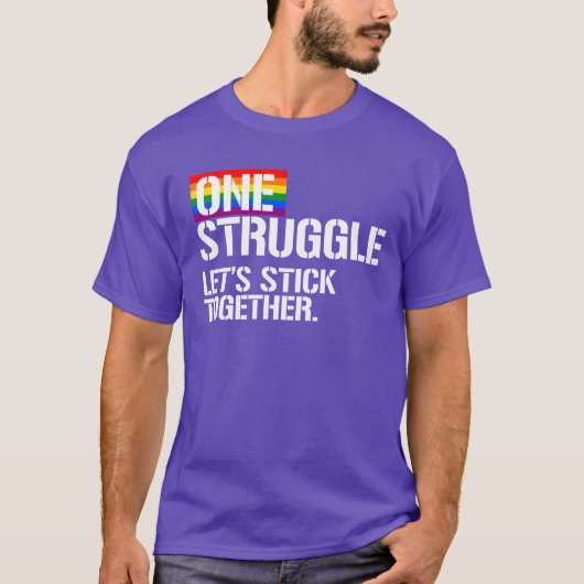 Eén strijd samen t-shirt (Voorkant)