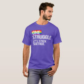 Eén strijd samen t-shirt (Voorkant volledig)