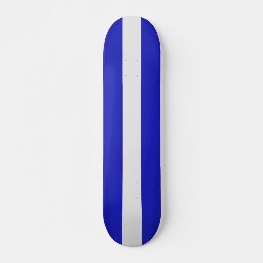 Eén Stripe Longboard Skateboard (Voorkant)