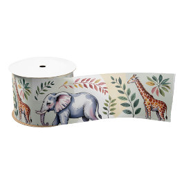 Een strook decoratieve tape met een herhaald patro satijnen lint