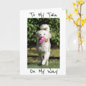 EEN STROOM EN TWEEDE DAG VOOR MIJN ***TWIN** KAART (Gele Bloem)