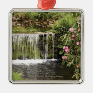 Een stroom en waterval in het natuurpark Dartmoor Metalen Ornament