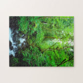 Een stroom in een oerbos legpuzzel (Horizontaal)