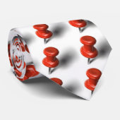 Een Stropdas van de Rode Push Tack!  Een geweldige (Opgerold)