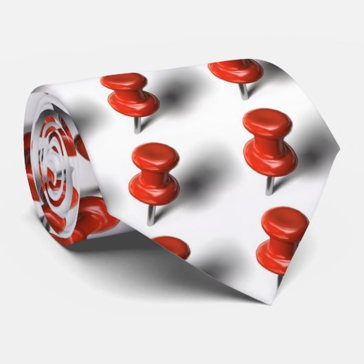 Een Stropdas van de Rode Push Tack!  Een geweldige (Opgerold)