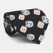 Een Stropdas van een gokker! Snake Eyes!  Laat me  (Opgerold)