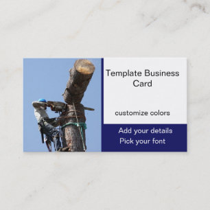 Een structuur sluiten - Boom Service Visitekaartje