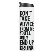 Een struisvogel met een roze boog thermosbeker (Geroteerd rechts)