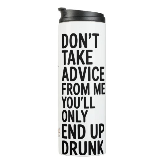 Een struisvogel met een roze boog thermosbeker (Geroteerd rechts)