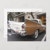 Een Studebaker Silver Hawk Classic Car geparkeerd Briefkaart (Voorkant / Achterkant)