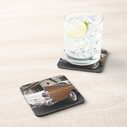 Een Studebaker Silver Hawk Classic Car geparkeerd  Drankjes Onderzetter (Rechterzijde)