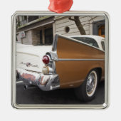 Een Studebaker Silver Hawk Classic Car geparkeerd  Metalen Ornament (Voorkant)