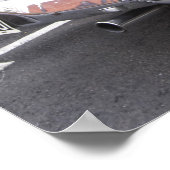 Een Studebaker Silver Hawk Classic Car geparkeerd  Poster (Hoek)