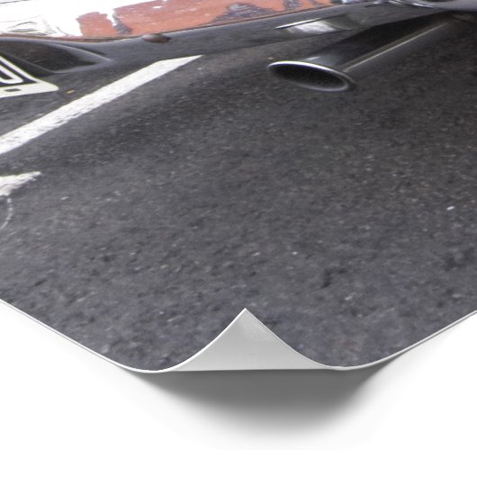 Een Studebaker Silver Hawk Classic Car geparkeerd  Poster (Hoek)