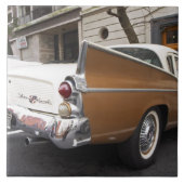 Een Studebaker Silver Hawk Classic Car geparkeerd  Tegeltje (Voorkant)