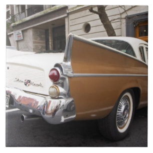 Een Studebaker Silver Hawk Classic Car geparkeerd  Tegeltje