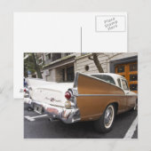 Een Studebaker Silver Hawk klassieke auto geparkee Briefkaart (Voorkant / Achterkant)