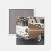 Een Studebaker Silver Hawk klassieke auto geparkee Magneet (Voorkant / Achterkant)