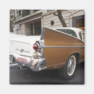 Een Studebaker Silver Hawk klassieke auto geparkee Magneet