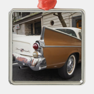 Een Studebaker Silver Hawk klassieke auto geparkee Metalen Ornament