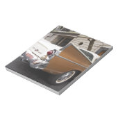 Een Studebaker Silver Hawk klassieke auto geparkee Notitieblok (Linkerzijde)