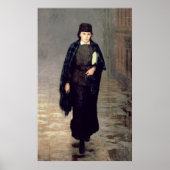 Een student, 1883 poster (Voorkant)