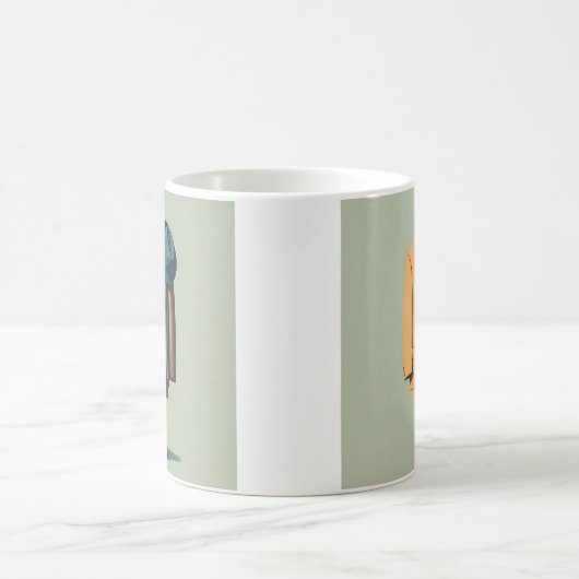 Een studie in contrast koffiemok (Center)