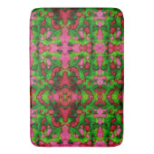 Een studie in roze en groen badmat (Voorkant Verticaal)