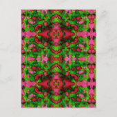 Een studie in roze en groen briefkaart (Voorkant)