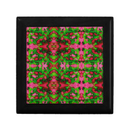 Een studie in roze en groen cadeaudoosje