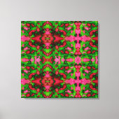 Een studie in roze en groen canvas afdruk (Voorkant)