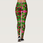 Een studie in roze en groen leggings (Achterkant)
