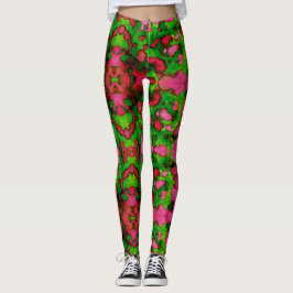 Een studie in roze en groen leggings