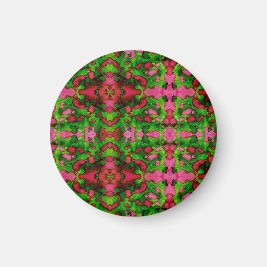 Een studie in roze en groen magneet (Voorkant)