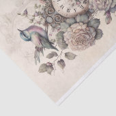 Een studie in Rozen en tijdsafhankelijke papieren Tissuepapier (Detail)