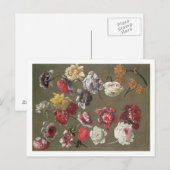 Een studie naar volken (olie op doek) briefkaart (Voorkant / Achterkant)