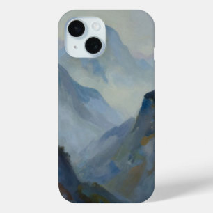 Een studie van atmosferische nevel en zonovergoten iPhone 15 case