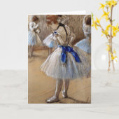 Een studie van een danser - Edgar Degas - c1890 Kaart (Gele Bloem)