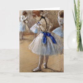 Een studie van een danser - Edgar Degas - c1890 Kaart