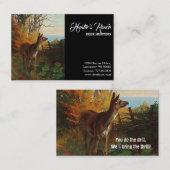Een stuiter in de bosjacht visitekaartje (Voorkant / Achterkant)