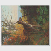 Een stuiter in de bosontkoppeling cadeaupapier (Vlak)