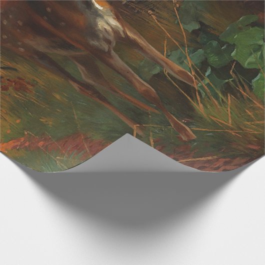 Een stuiter in de bosontkoppeling cadeaupapier (Hoek)