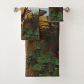 Een stuiter in het bos bad handdoek (Insitu)