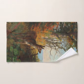 Een stuiter in het bos bad handdoek (Handdoek)