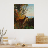 Een stuiter in het bos poster (Keuken)