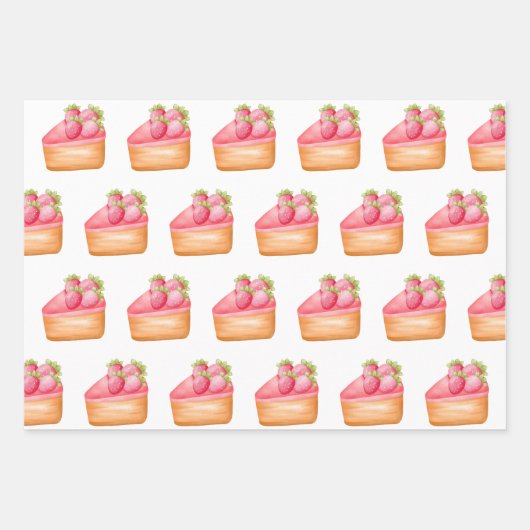 Een stuk aardbeienkap inpakpapier vel (Voorkant 3)